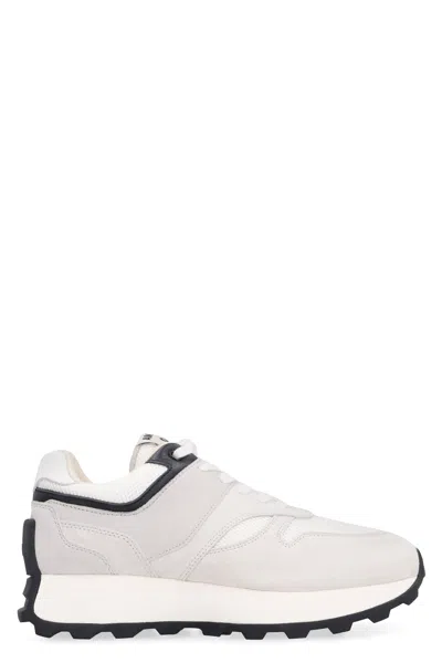 Ambush Suede And Nylon Sneakers In White