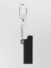 AMBUSH METAL LINK KEYRING WITH ENAMELED HOLDER