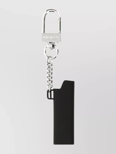 Ambush Debossed Logo-style Lighter Keyring In Black