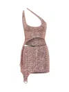 Ambush Dress In Begonia Pink