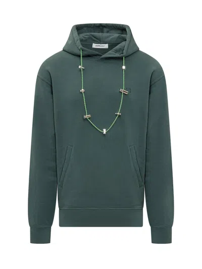 Ambush Mini Sweatshirt In Green Glabes