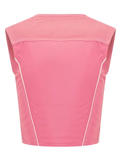 Ambush Mini Top In Solid Pink