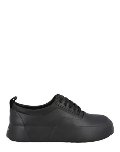 Ambush Leather Mix Low Top Sneaker Black No Col