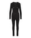 Ambush Monogram Catsuit In Black