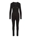 Ambush Monogram Catsuit In Black