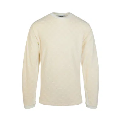 Pre-owned Ambush Monogram Crewneck Sweatshirt 'white' | Men's Size S