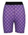 Ambush Monogram-print Branded-waistband Stretch-woven Cycling Shorts In Multi