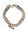 Ambush Monogram-link Bracelet In Gold