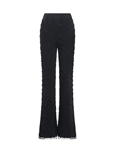 Ambush Monogrammed Tailored Trousers In Black