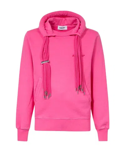 Ambush Multi-cord Drawstring Hoodie In Pink