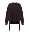 Ambush Multi-drawstring Logo Sweatshirt In Black