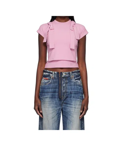 AMBUSH MULTI-LAYER RIBBON T-SHIRT