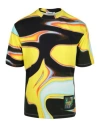 Ambush Multicolor Wskp Patch T-shirt Man T-shirt Multicolored Size Xl Cotton In Yellow Black