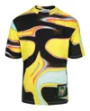Ambush Multicolor Wskp Patch T-shirt Man T-shirt Multicolored Size Xl Cotton In Yellow