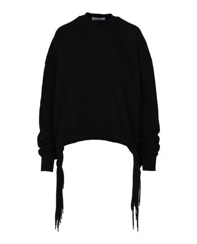 Ambush Multicord Crew Neck Sweatshirt In Black