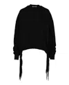 Ambush Multicord Crew Neck Sweatshirt In Black