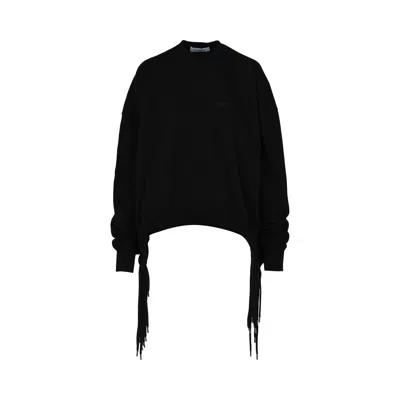 Pre-owned Ambush Multicord Crewneck Sweatshirt 'black' | Women's Size S