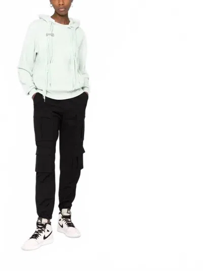 Ambush Multi-drawcord Hoodie In Green In White