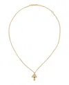 Ambush Mushroom Charm Necklace In Gold