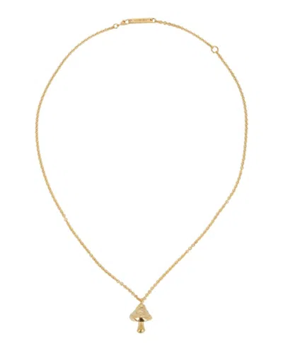 Ambush Mushroom Charm Necklace With Gold-tone Hardware
