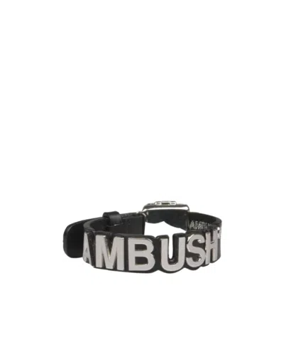 Ambush Nameplate Logo Bracelet In Brown