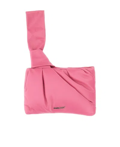 AMBUSH AMBUSH LOGO LETTERING WRIST CLUTCH BAG