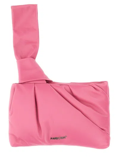 Ambush Nejiri Wrist Clutch Bag In Purple