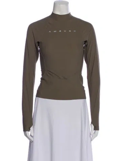 Pre-owned Ambush Nylon Jacket In Green