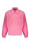Ambush Contrast-piping Utility Jacket In Pink