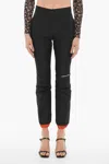 Ambush Nylon Pants With Ankle Zip In Black