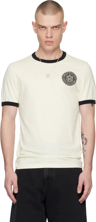 AMBUSH OFF-WHITE RINGER T-SHIRT