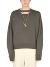 Ambush Men's Oversize Fit Sweater In Military Green