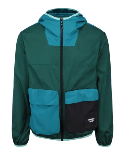 Ambush Packable Zip Hoodie In Blue