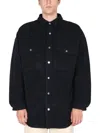 Ambush Padded Oversized Jacket With Classic Collar In Black
