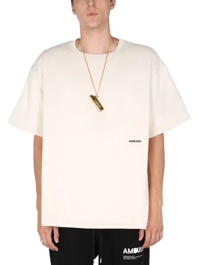 AMBUSH AMBUSH PADDED T-SHIRT WITH EMBROIDERED LOGO