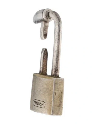 Pre-owned Ambush Padlock Earring In Multi