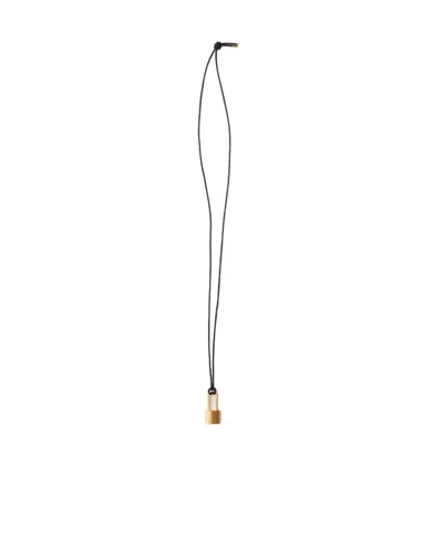 Ambush Padlock Pendant Necklace In Yellow