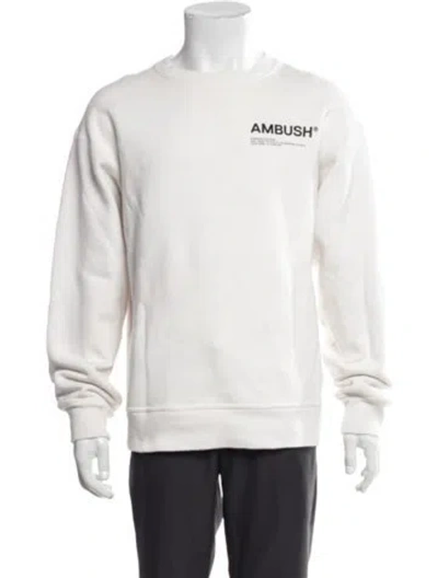 Pre-owned Ambush Paisley Print Crew Neck Sweatshirt In Neutrals