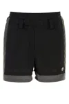 Ambush Bermuda Shorts With Elastic Waistband And Side Stripes