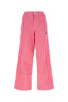 Ambush Wide-leg Panelled Trousers In Pink