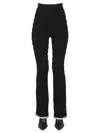 Ambush Women Black Flared Wool Trousers, 26 Luxury Pants For Women Darveys In Black
