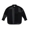 Ambush Patchwork Jacket - Black/gray In Black