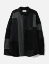 Ambush Patchwork Shirt In Black