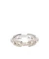 Ambush Pave A Ring In White