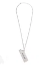 Ambush Pave Lighter Case Necklace In Metallic