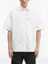 Ambush Pearl-buttons Short-sleeve Shirt In White