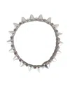 Ambush Pearl Spike Bracelet In Metallic