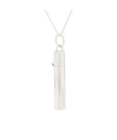 Ambush Pill Case Necklace In White
