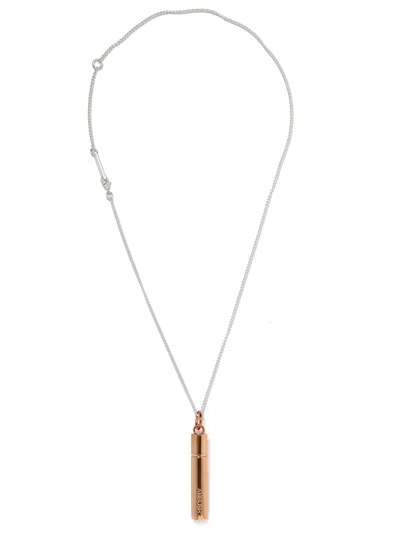 Ambush Pill Case Silver Necklace