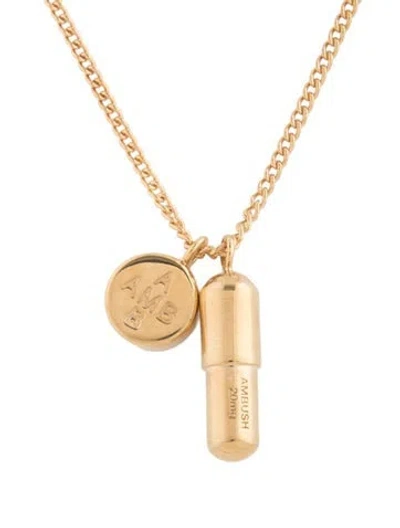 Pre-owned Ambush Pill Charm Necklace, 20.25" In Multicolor